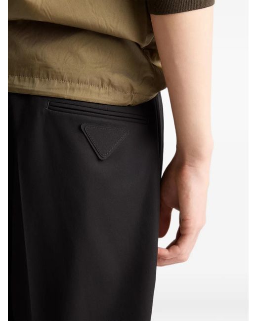 Prada Black Cotton Bermudas for men