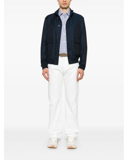 Eraldo Blue Striped Shirt for men