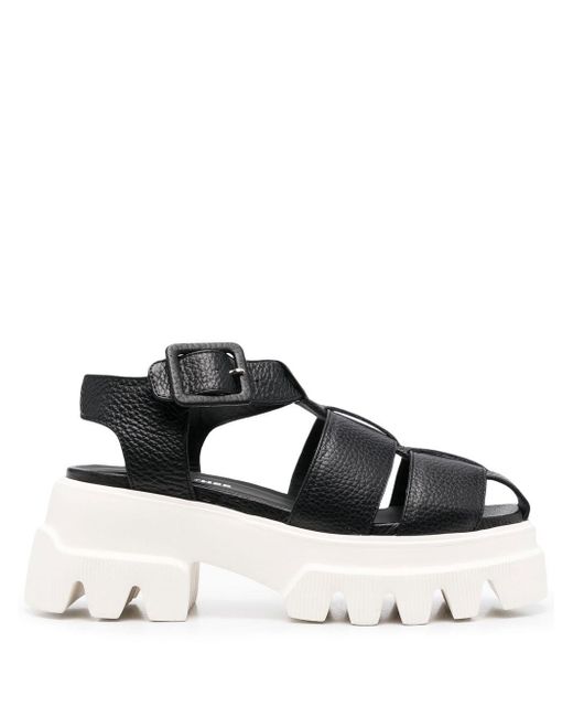 Each x Other Black Dollaro 75mm Chunky Sandals