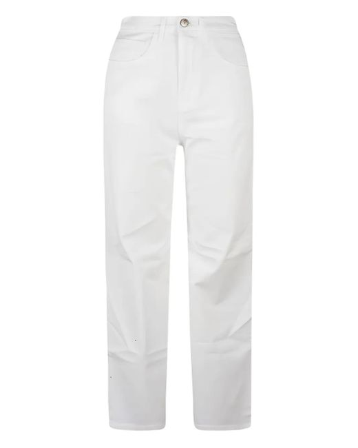 Pantalon À Coupe Ample Re-hash en coloris White