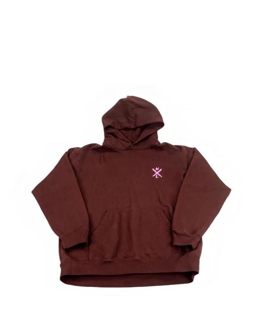 Warren Lotas Purple Graphic-Print Hoodie for men