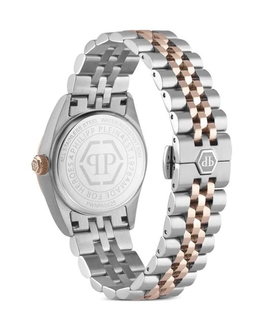 Philipp Plein White Date Superlative 34Mm