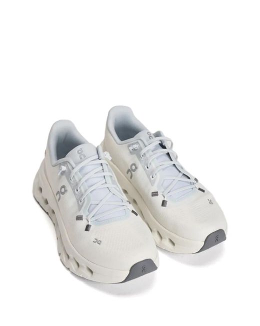 On Shoes White Cloudtilt Lace-Up Sneakers