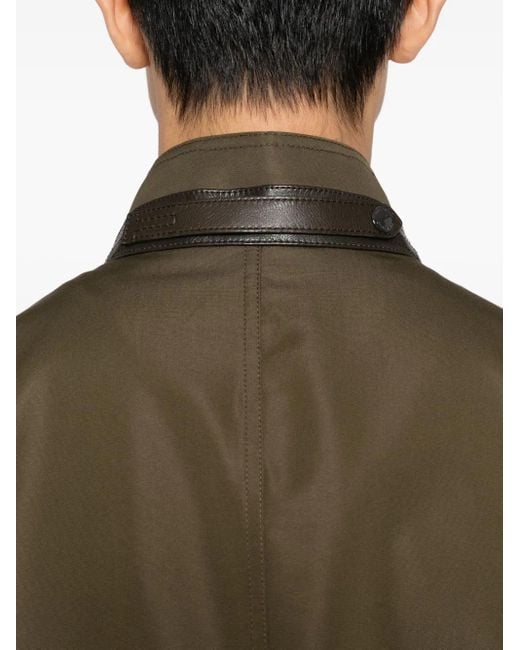 Tom Ford Green Four-Pockets Military Jacket for men