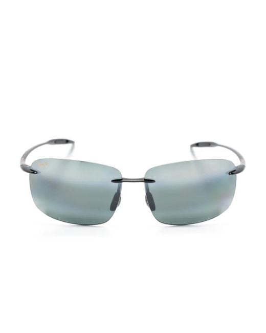 Maui Jim Blue Breakwall Rectangle-Frame Sunglasses