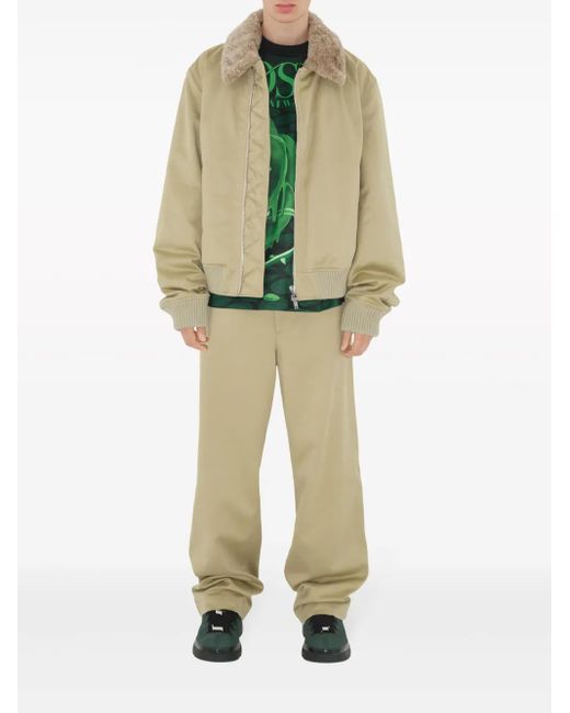 Burberry Natural Cf7 Trousers for men