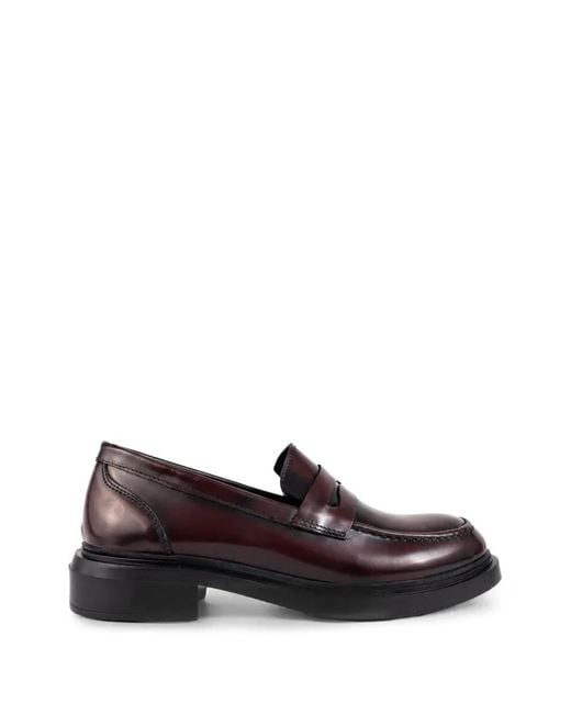 SERGIO MORETTI FIRENZE White Polished Leather Loafers