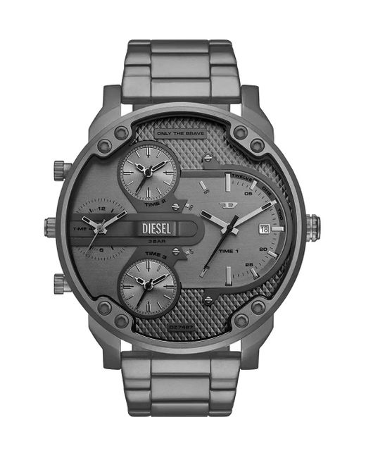 DIESEL Gray Mr. Daddy Slim 61Mm for men