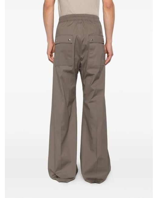 Rick Owens Gray Drawstring Trousers for men