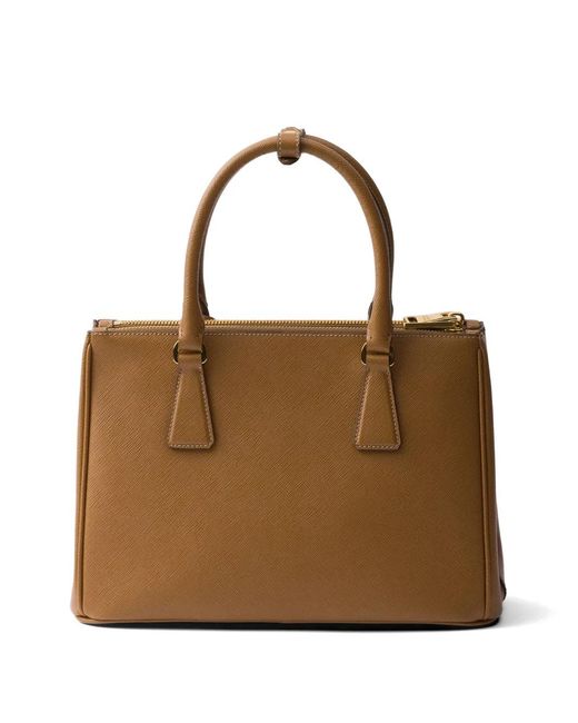 Prada Brown Medium Galleria Tote Bag