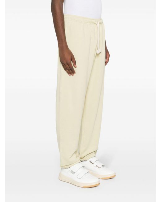 Acne Natural Face-patch Jersey Trousers
