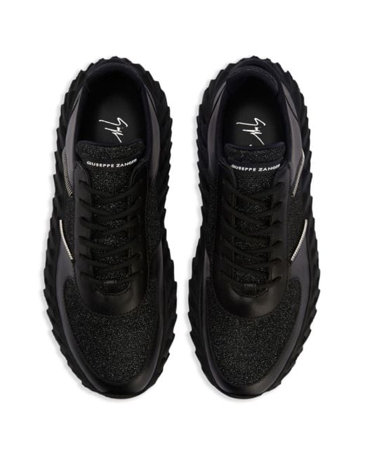 Giuseppe Zanotti Black Frankie Lace-up Sneakers for men
