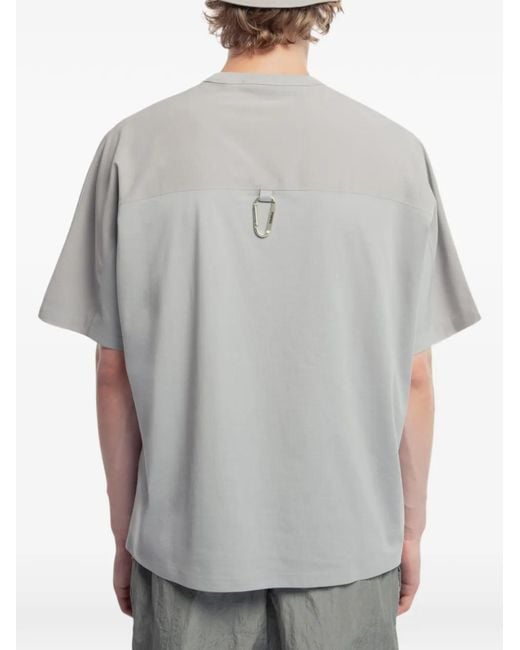 Spoonyard Gray Carabiner-Detail T-Shirt