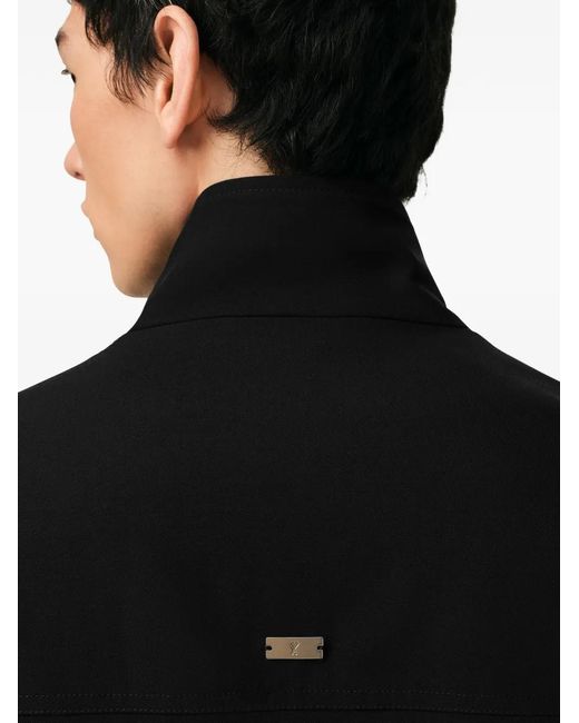 AMI Black Zipup Wool Jacket for men