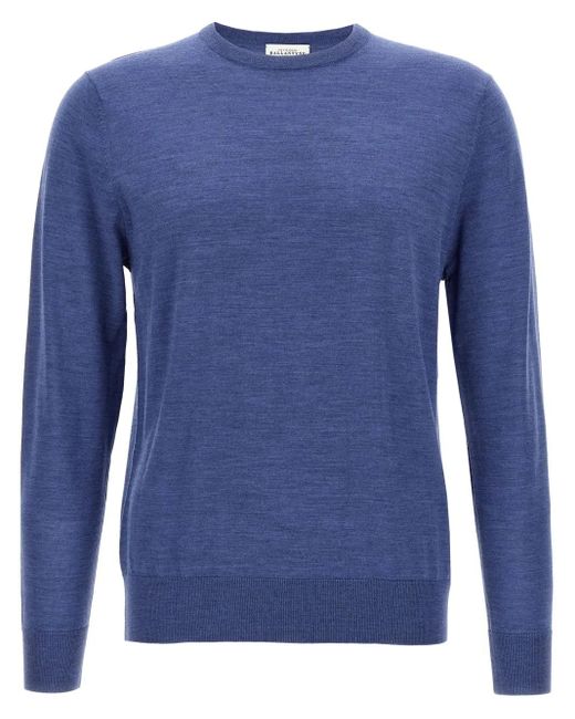 Ballantyne Blue Crew-Neck Jumper for men
