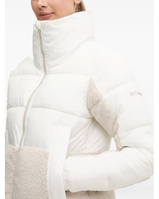 Columbia White Leadbetter Point Panelled Jacket