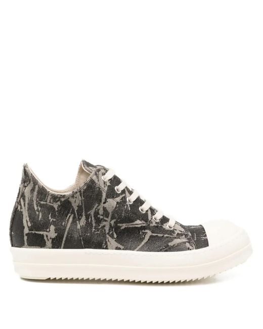Rick Owens Black Dark Shadow Sneakers for men