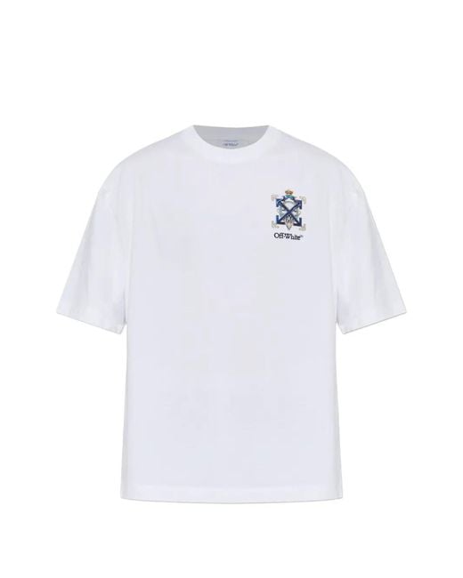 Off-White c/o Virgil Abloh White Short-Sleeves T-Shirt for men