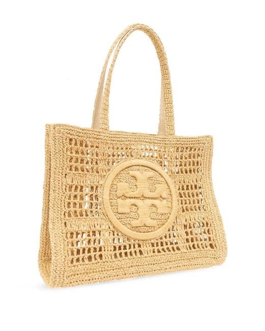 Bolso shopper Ella pequeño Tory Burch de color Natural