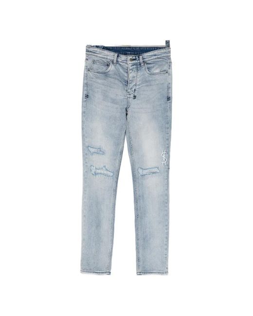 Ksubi Blue Chitch Philly Dollar Tapered Jeans for men