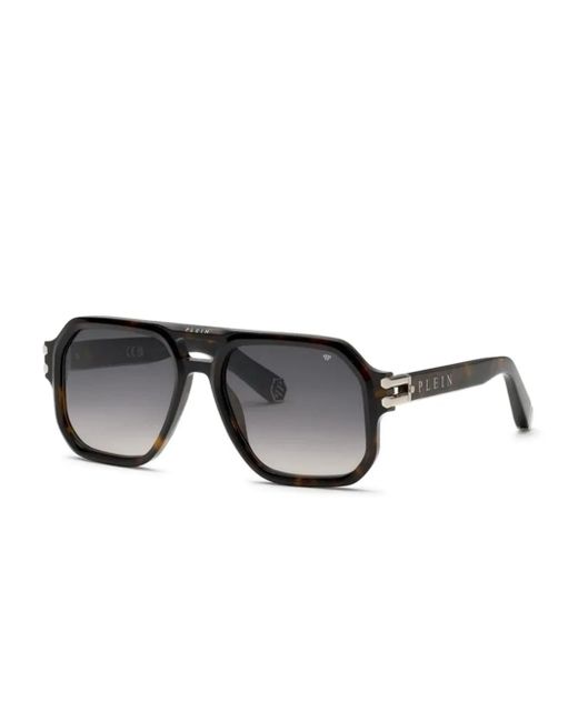 Philipp Plein ダブルブリッジ サングラス Black