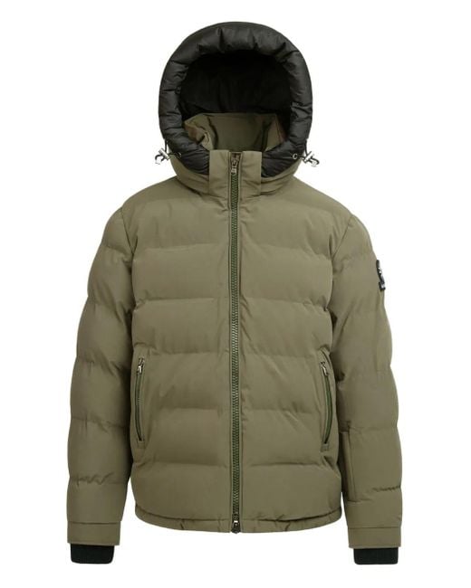 Sandbanks Gesteppte Kapuzenjacke in Green für Herren