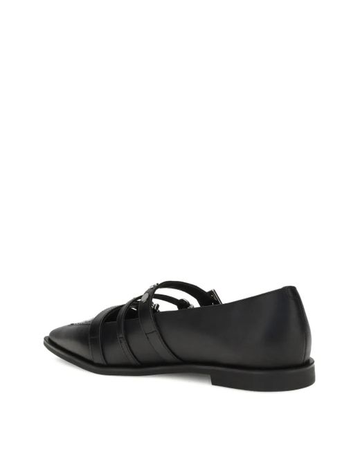 Pinko Black Ballerinas mit spitzer Kappe