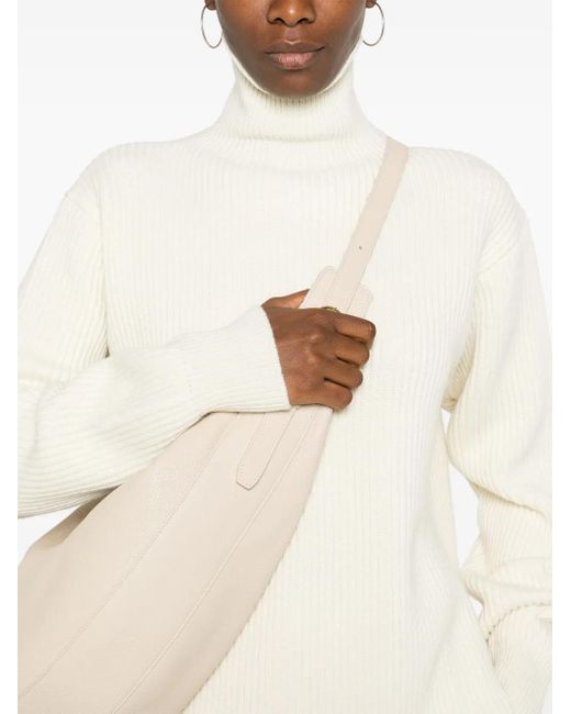 Jil Sander White Sweaters