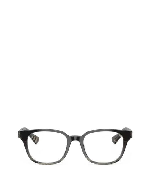 Burberry Gray Square-Frame Glasses