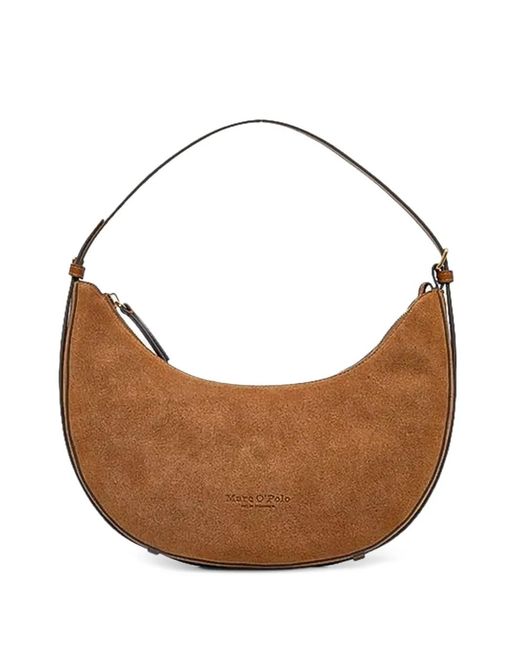Marc O' Polo Brown Small Half-moon Shape Shoulder Bag