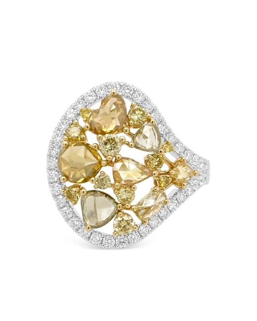 HYT Jewelry Metallic 18K And Diamond Ring