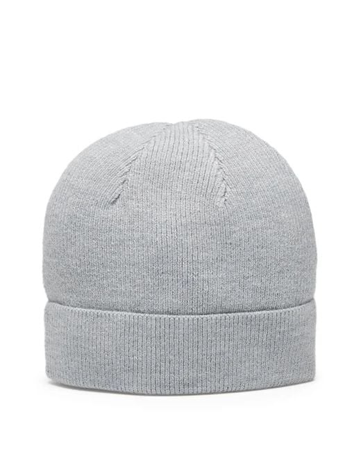 Dime Gray Cursive Fold Beanie