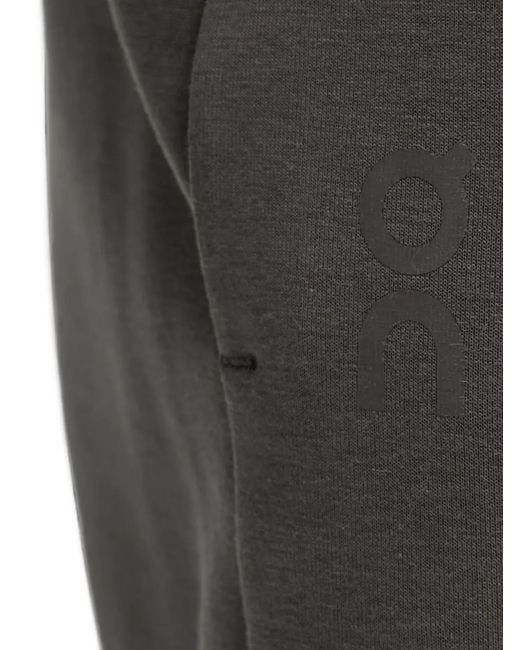On Shoes Gray Drawstring Track Tech Pants for men