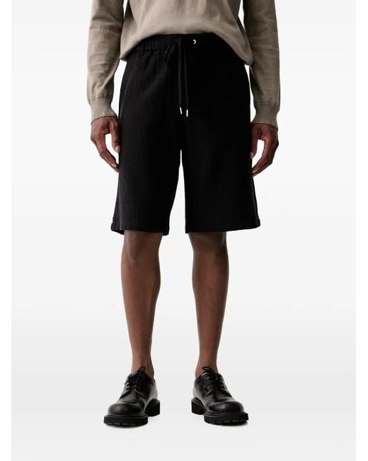 AllSaints Black Taiko Bermuda Shorts for men