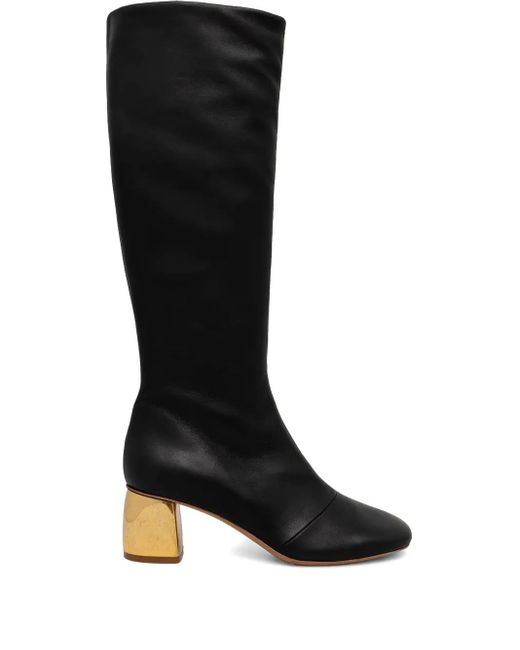 Forte_forte Black 55Mm Leather Boots