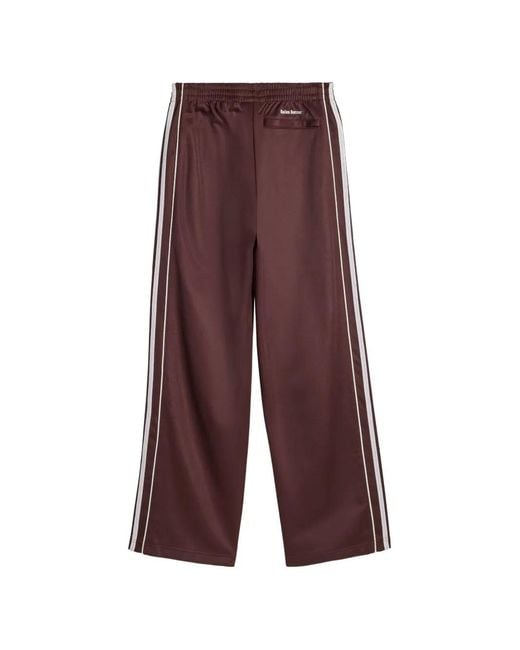 Wales Bonner Purple X Adidas Logo-Embroidered Side-Stripe Track Pants for men