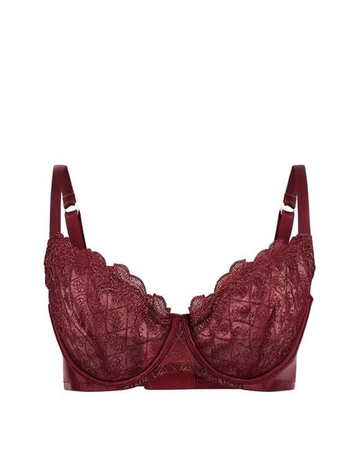 Guess Lace-Overlay Underwired Bra