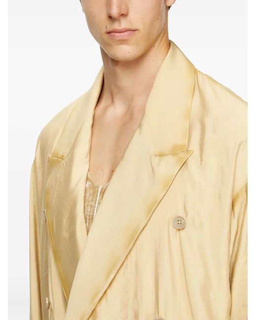 DIESEL Natural J-Keysery Double-Breasted Blazer for men