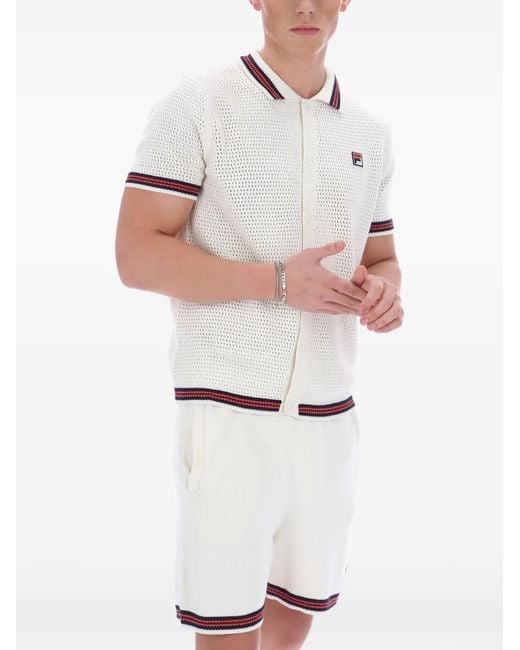 Fila White Domenico T-Shirt for men