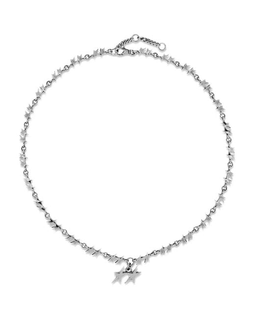 Twojeys White Star-Charm Necklace