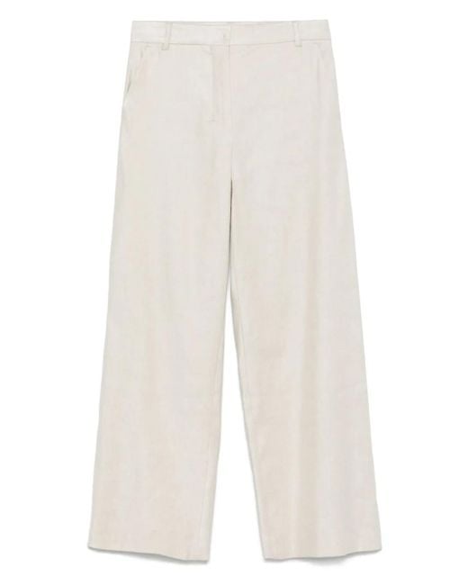 Max Mara White Toby Trousers