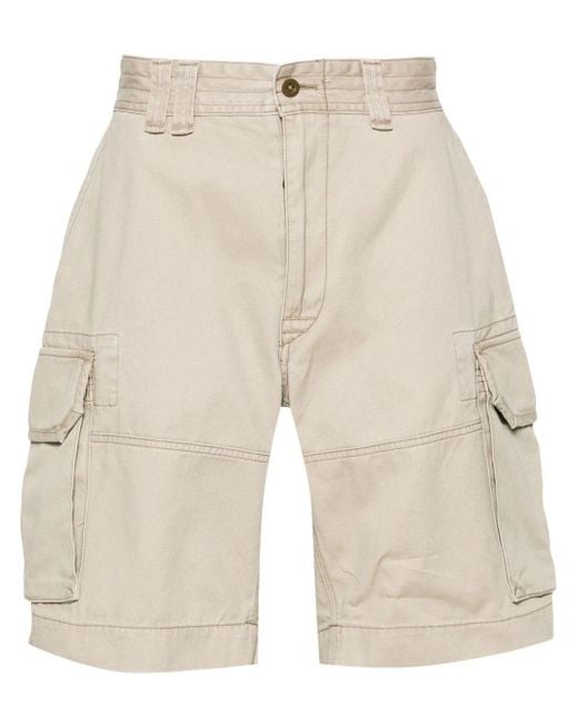 Polo Ralph Lauren Natural Gellar Cotton Cargo Shorts for men