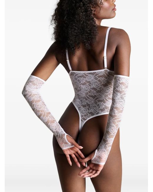 Maison Close White Flashback Fäustlinge