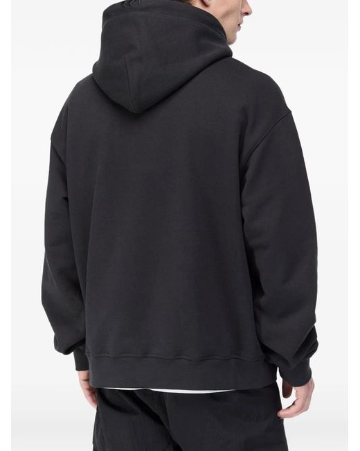 CIARAN Blue Cc1 Logo-Print Hoodie