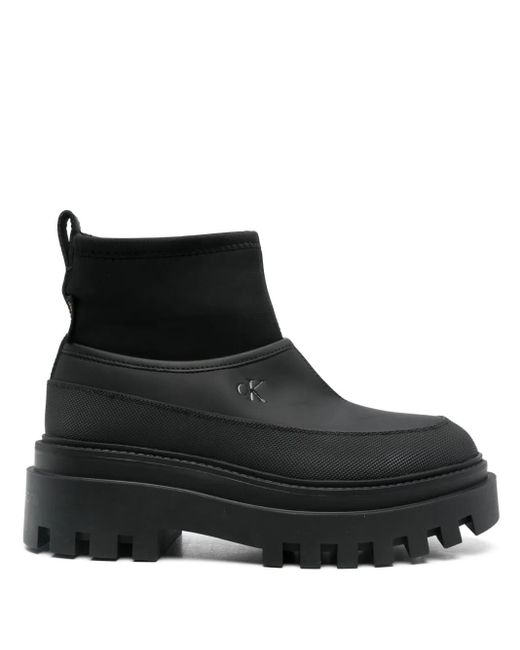 Calvin Klein Laarzen Met Logoprint in het Black