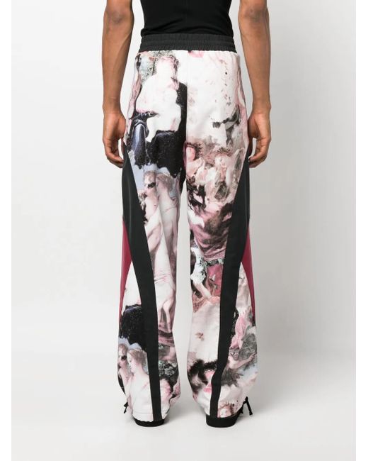 Pantalones de chándal con motivo Pastel Balmain de hombre de color White