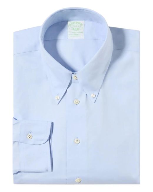 Brooks Brothers Blue Button-Fastening Shirt for men