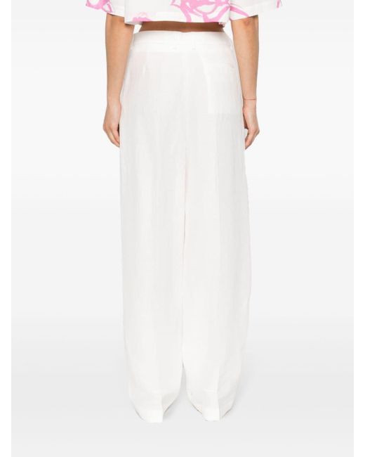 Pantaloni con piega di MSGM in White