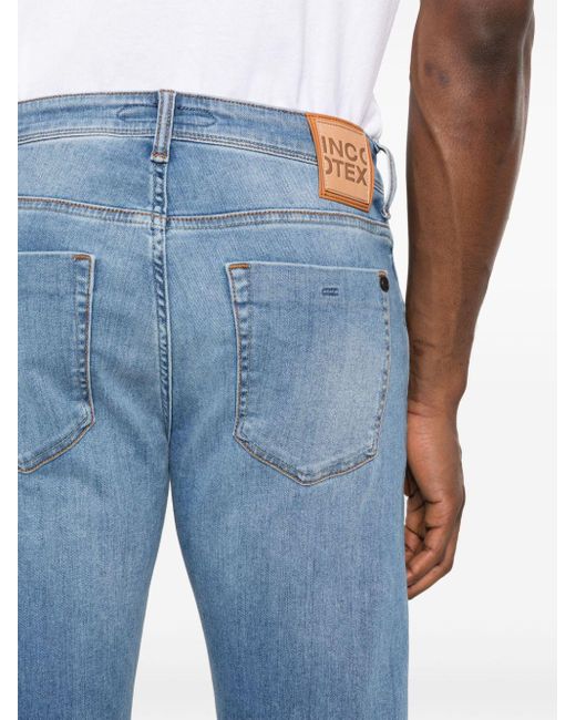 Incotex Blue Slim-fit Jeans for men