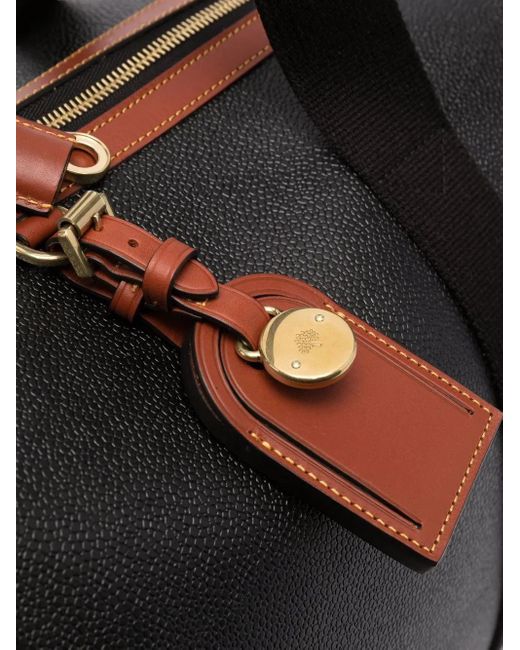 Mulberry Black Zip-Up Duffle Bag for men